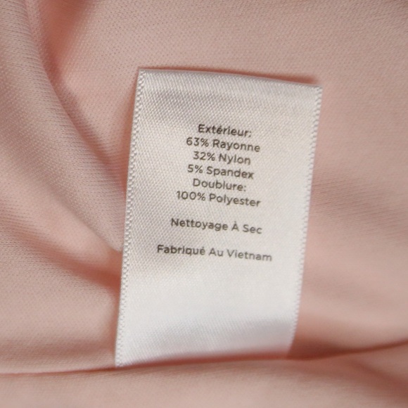 Talbots TIPPED PONTE SHEATH DRESS - SCALLOP PINK - Picture 9 of 9